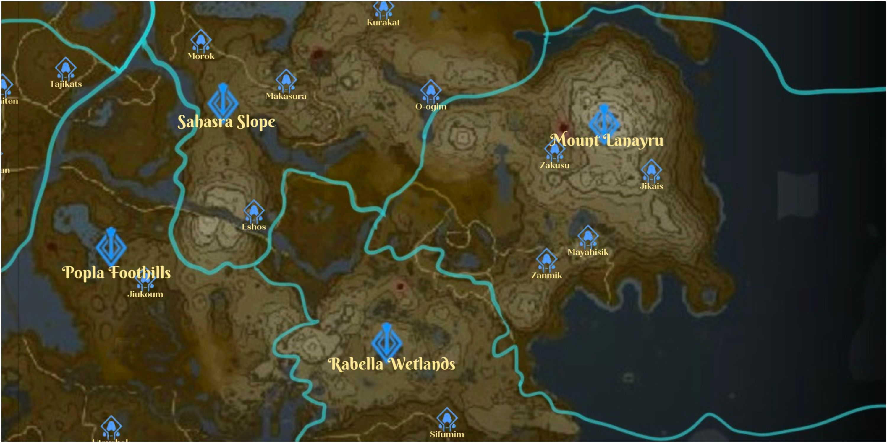 Tears of the Kingdom - All Shrine Locations