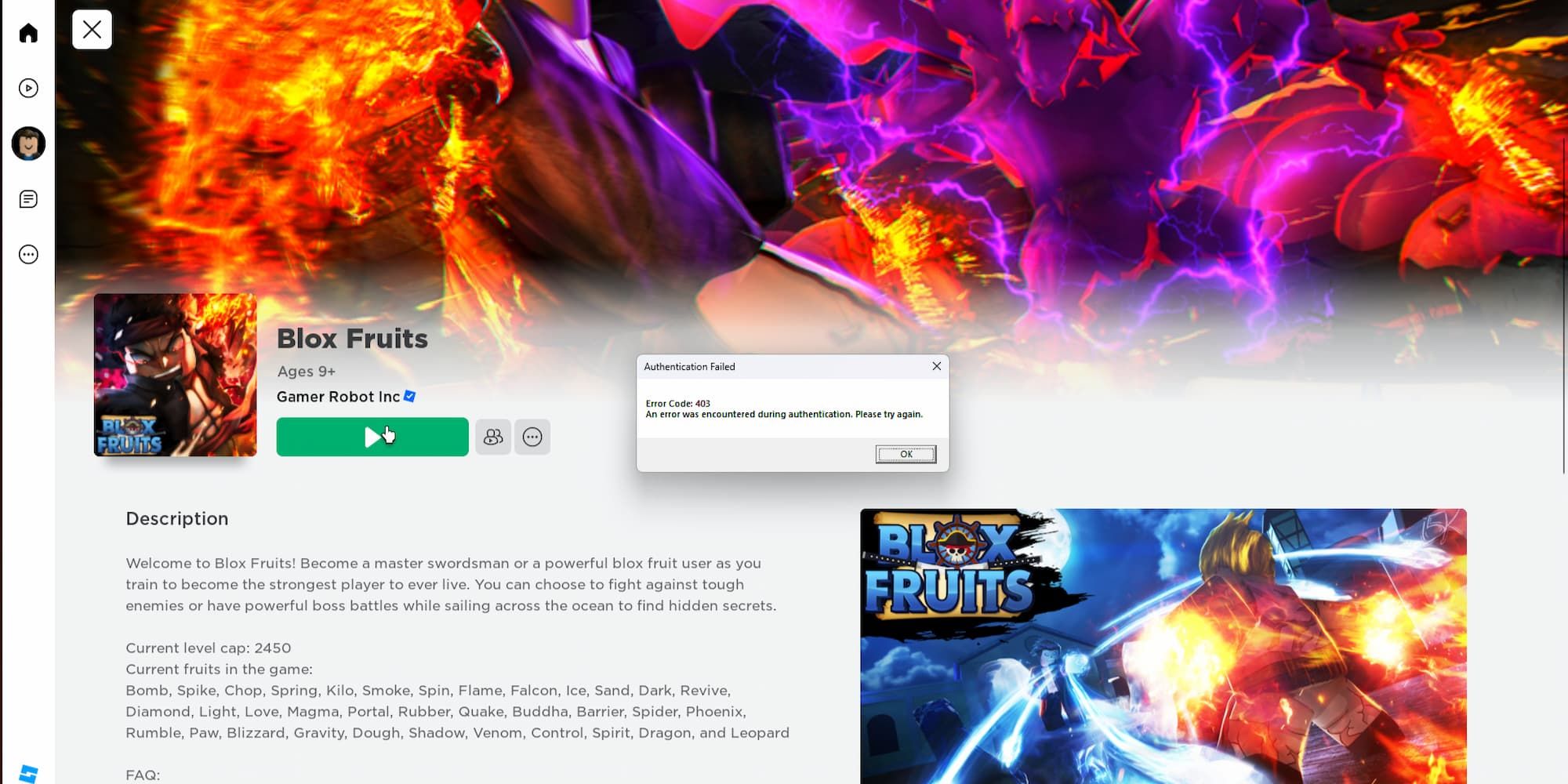 Roblox: How To Fix Error Code 403