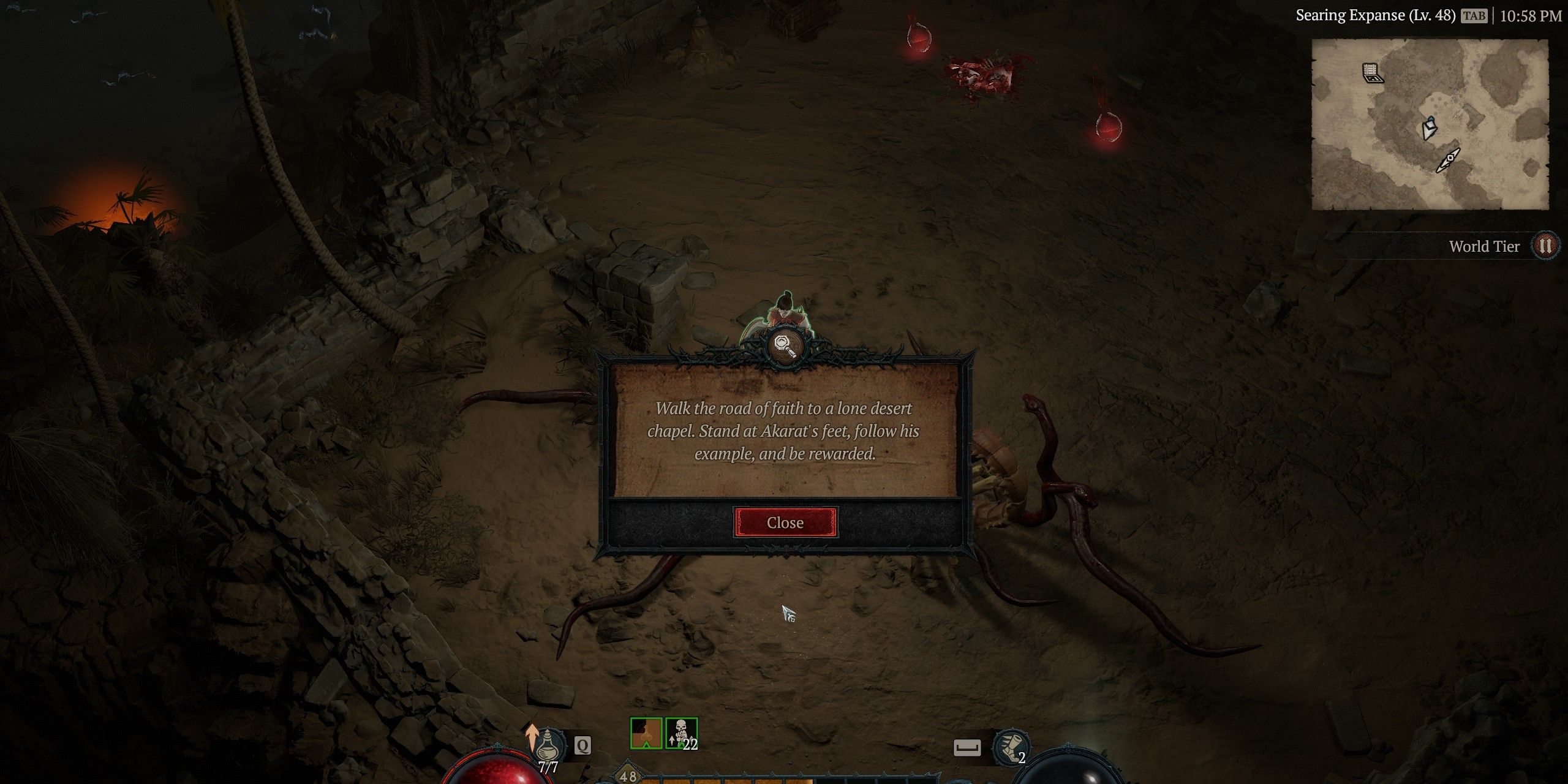 Diablo 4 The Pilgrim's Footsteps Quest Guide