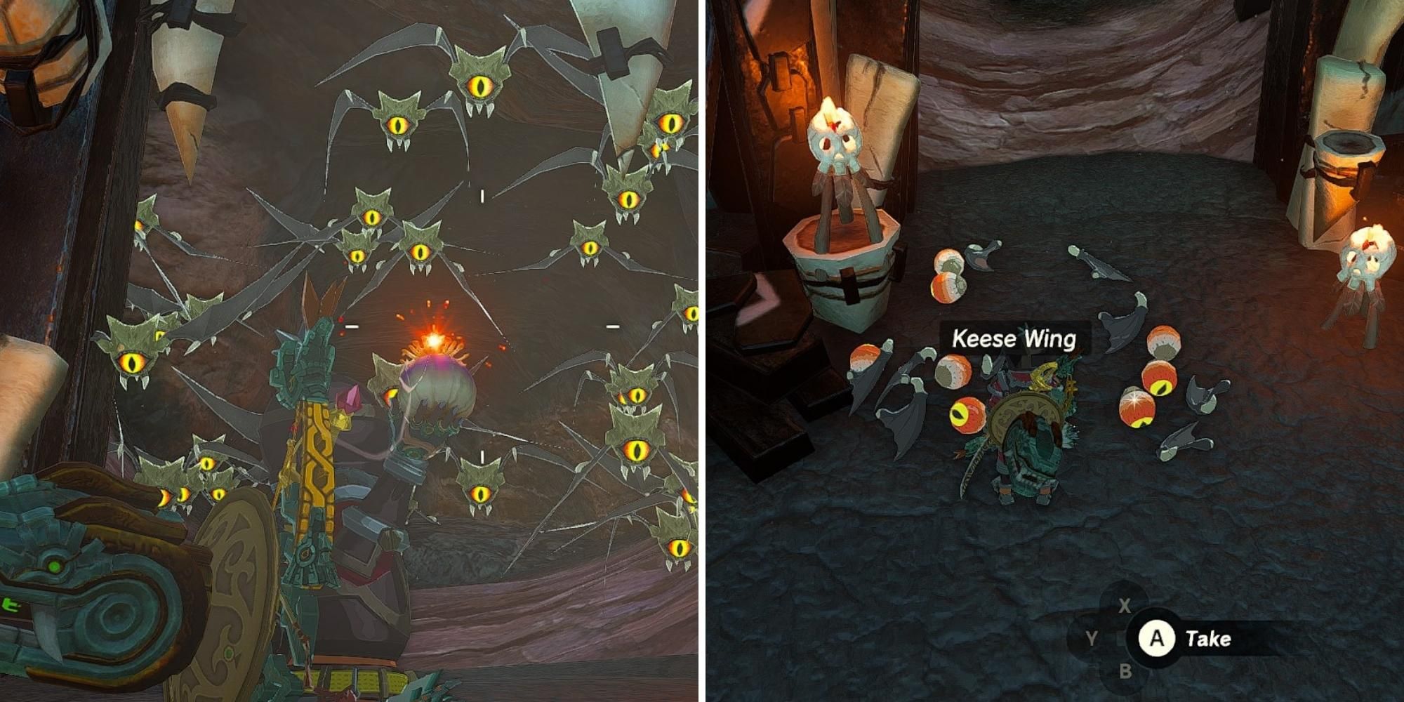 Tears Of The Kingdom Where To Farm Keese Wings & Eyeballs