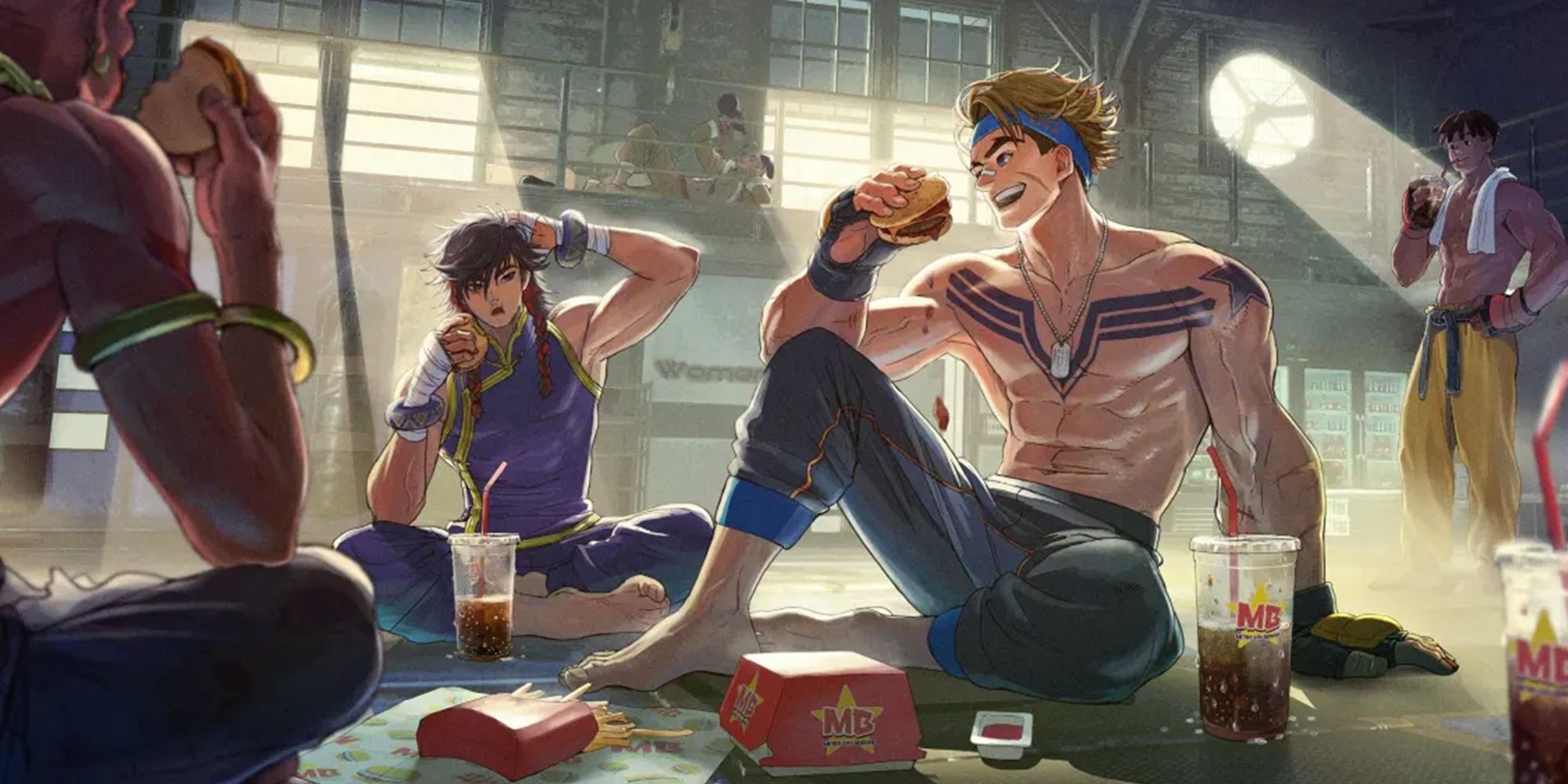 I Love Stuffing My Face With All The Food In Street Fighter 6