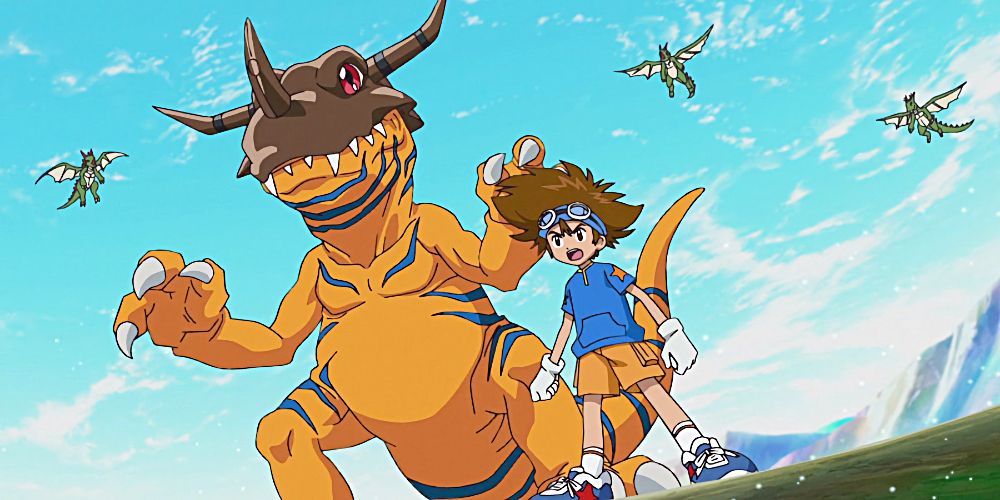 Tai Kamiya and Agumon from Digimon Adventure
