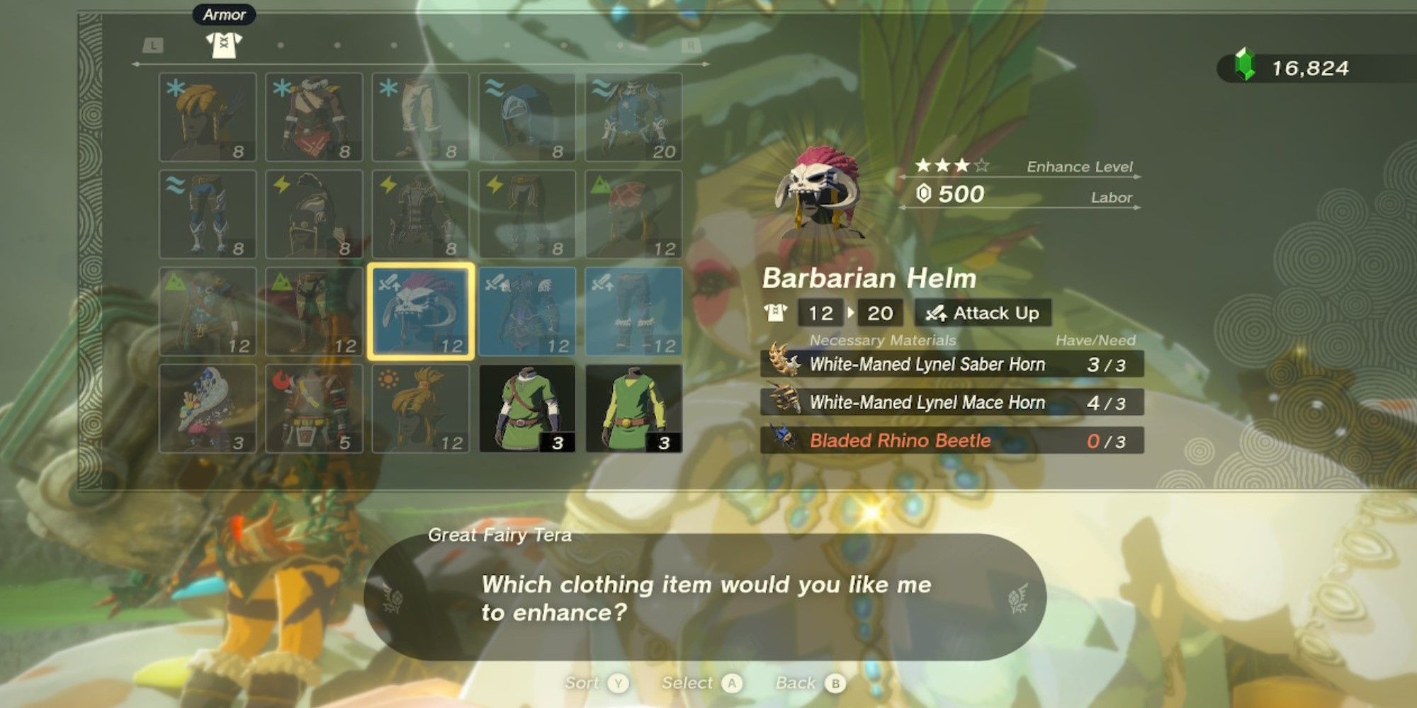 Tears Of The Kingdom Barbarian Armor Set Location