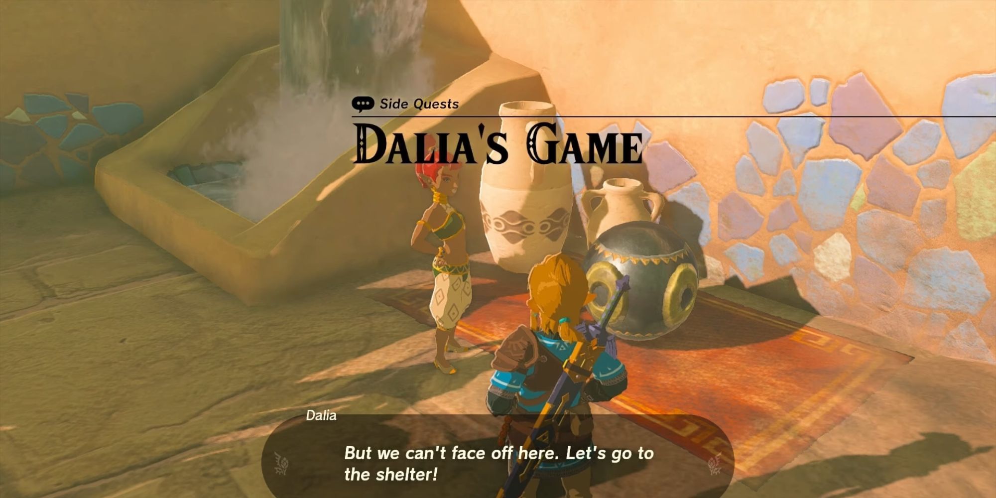 The legend of zelda tears of the kingdom dalia's game with orb