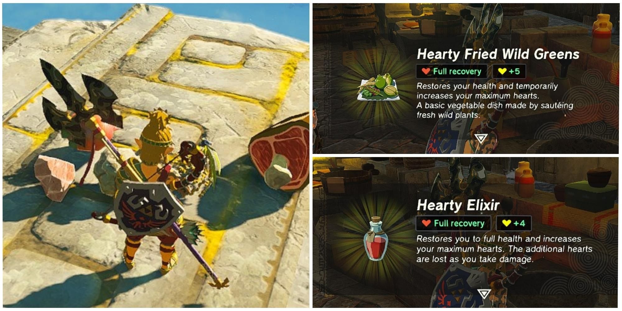 Zelda: Tears of The Kingdom: Best Recipes To Cook With Early-Game