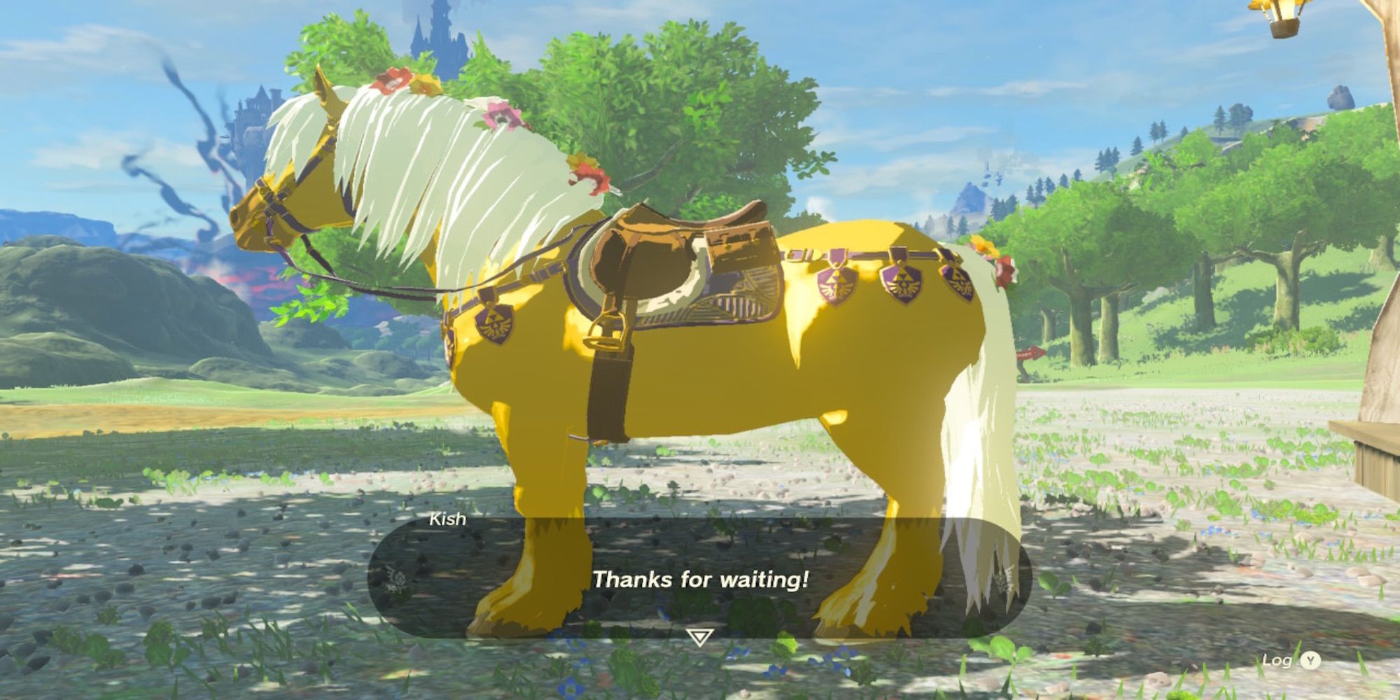 The Legend of Zelda Tears of the Kingdom Golden horse