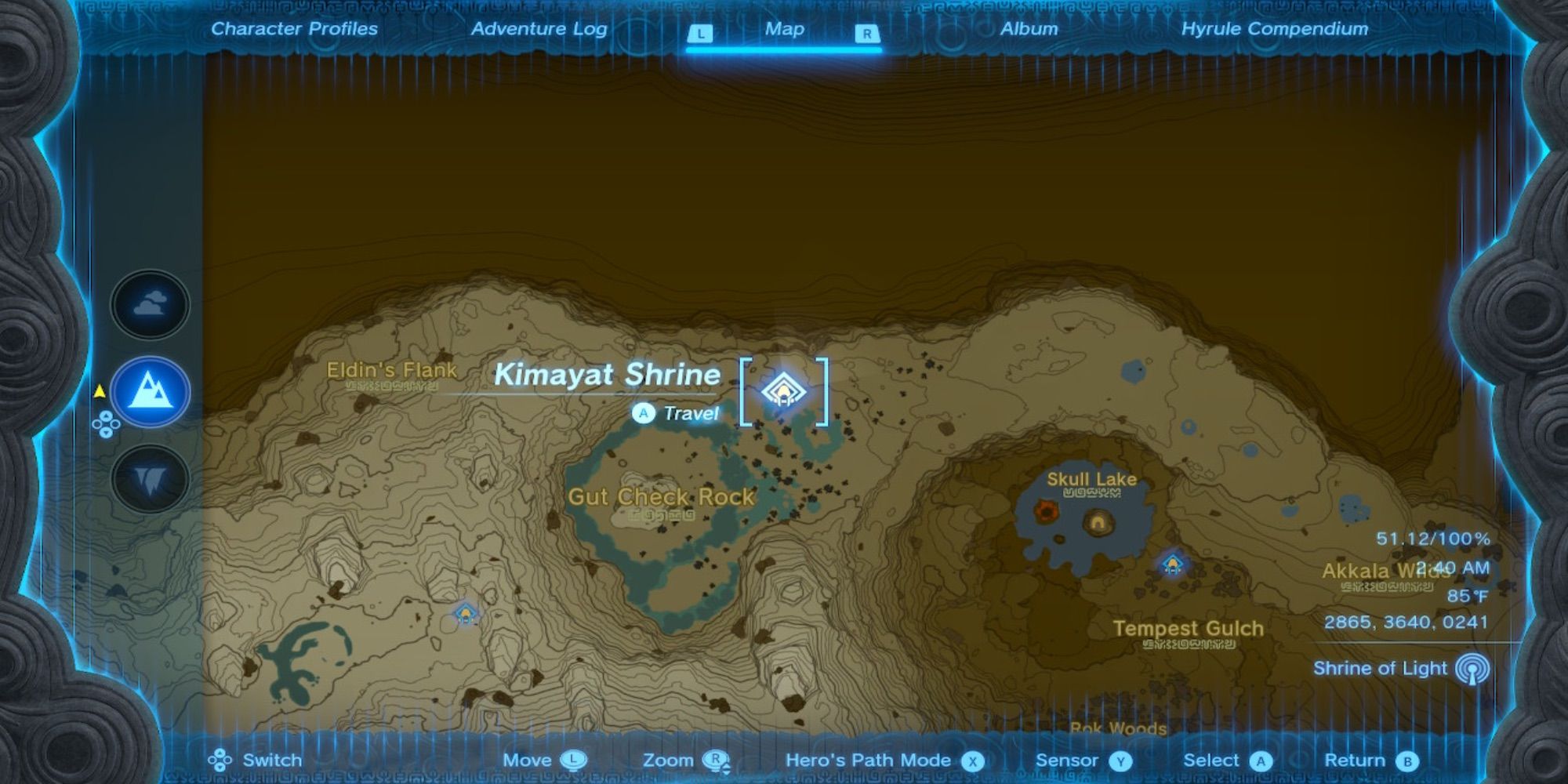 The Legend of Zelda: Tears of the Kingdom - Gut Check Rock Walkthrough