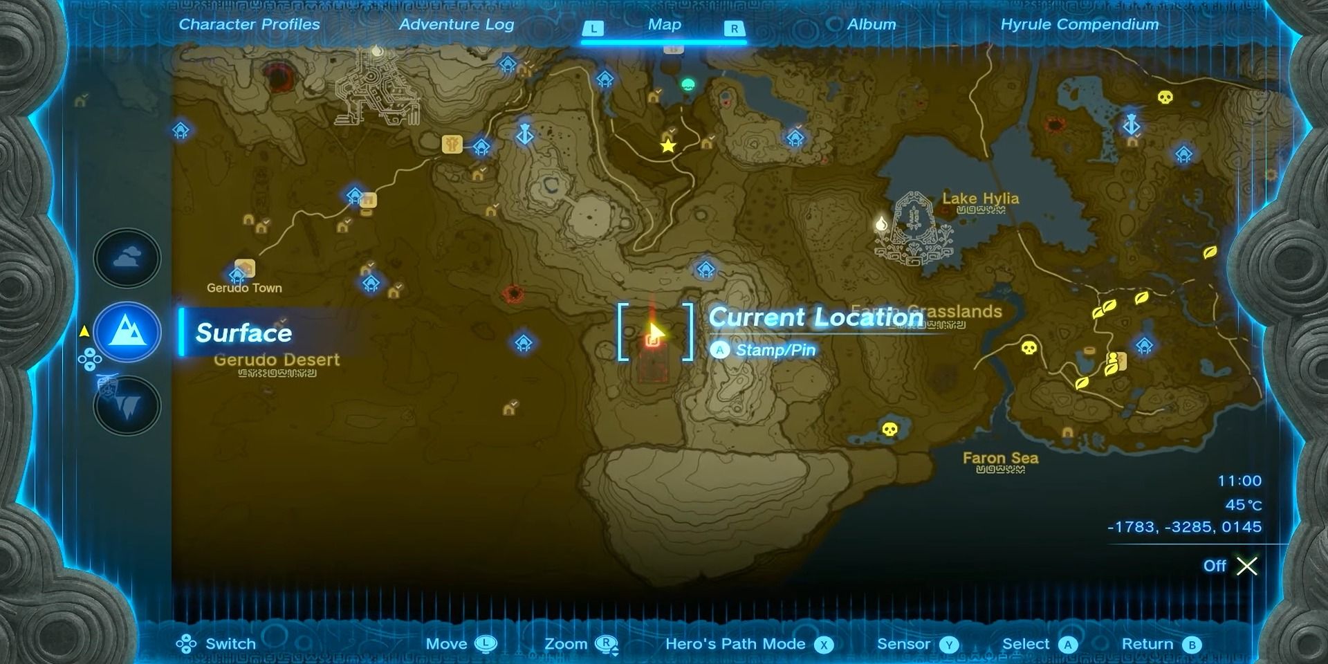 Lome's Southern Labyrinth location in Zelda: Kingdom's Tears