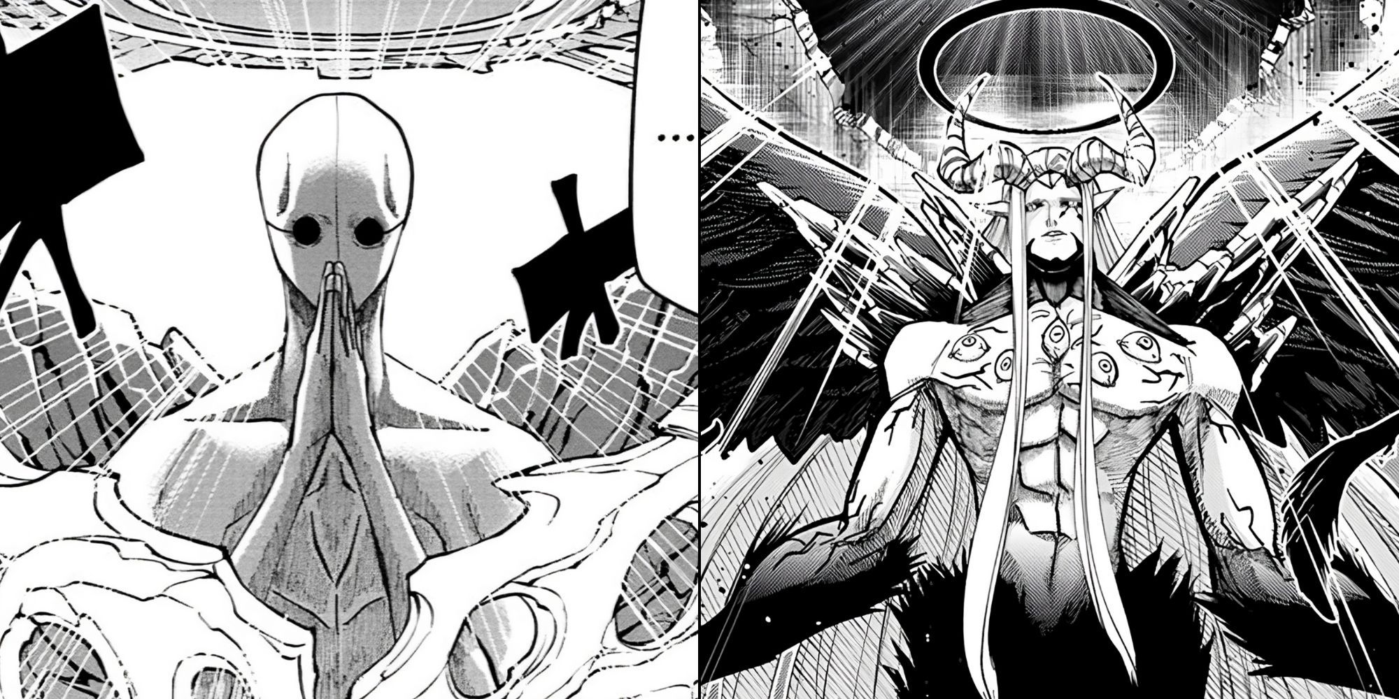 Innocent Zero demonic and perfect being forms in Mashle manga