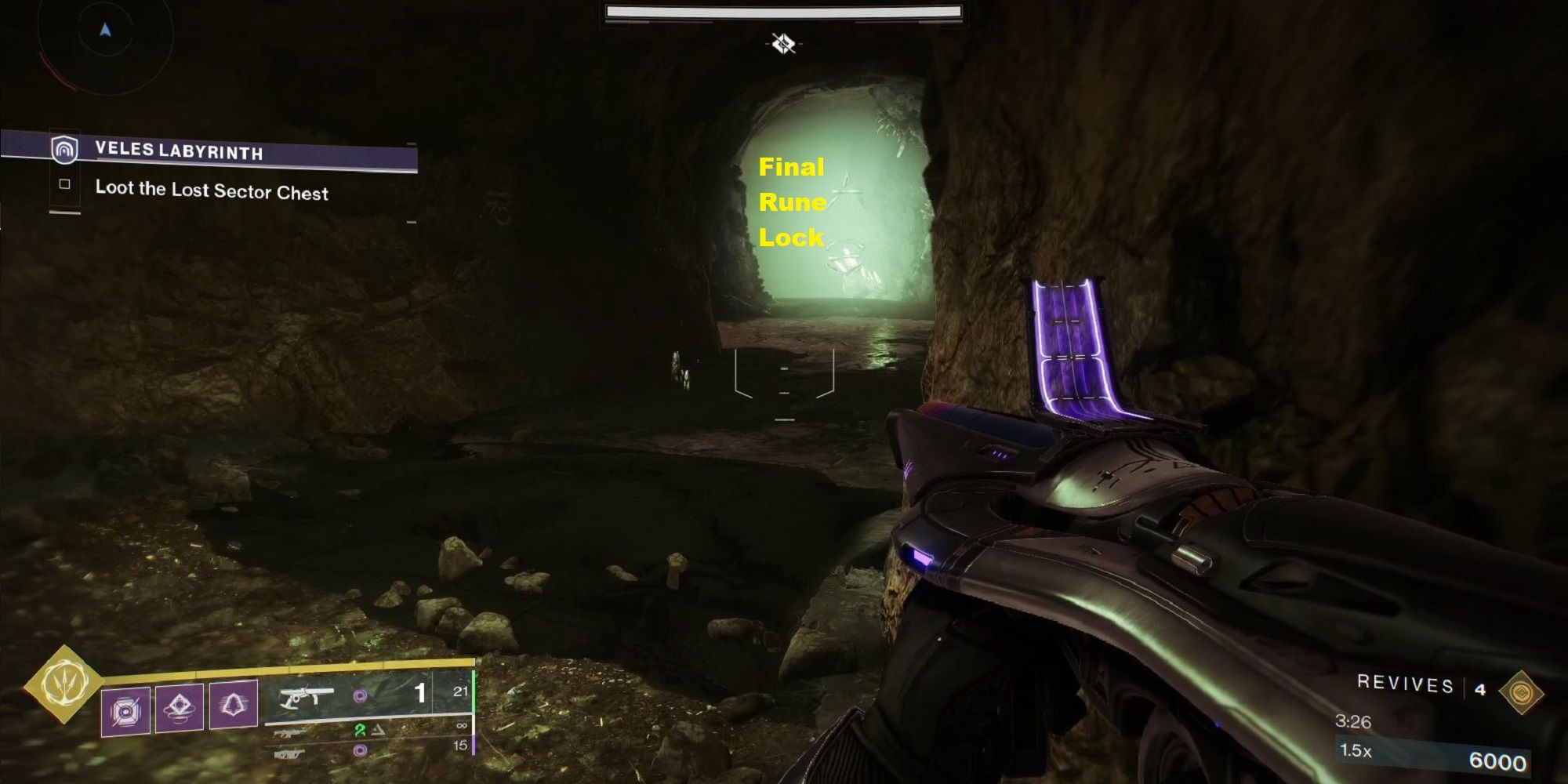 Destiny 2 Veles Labyrinth Legend Lost Sector Guide