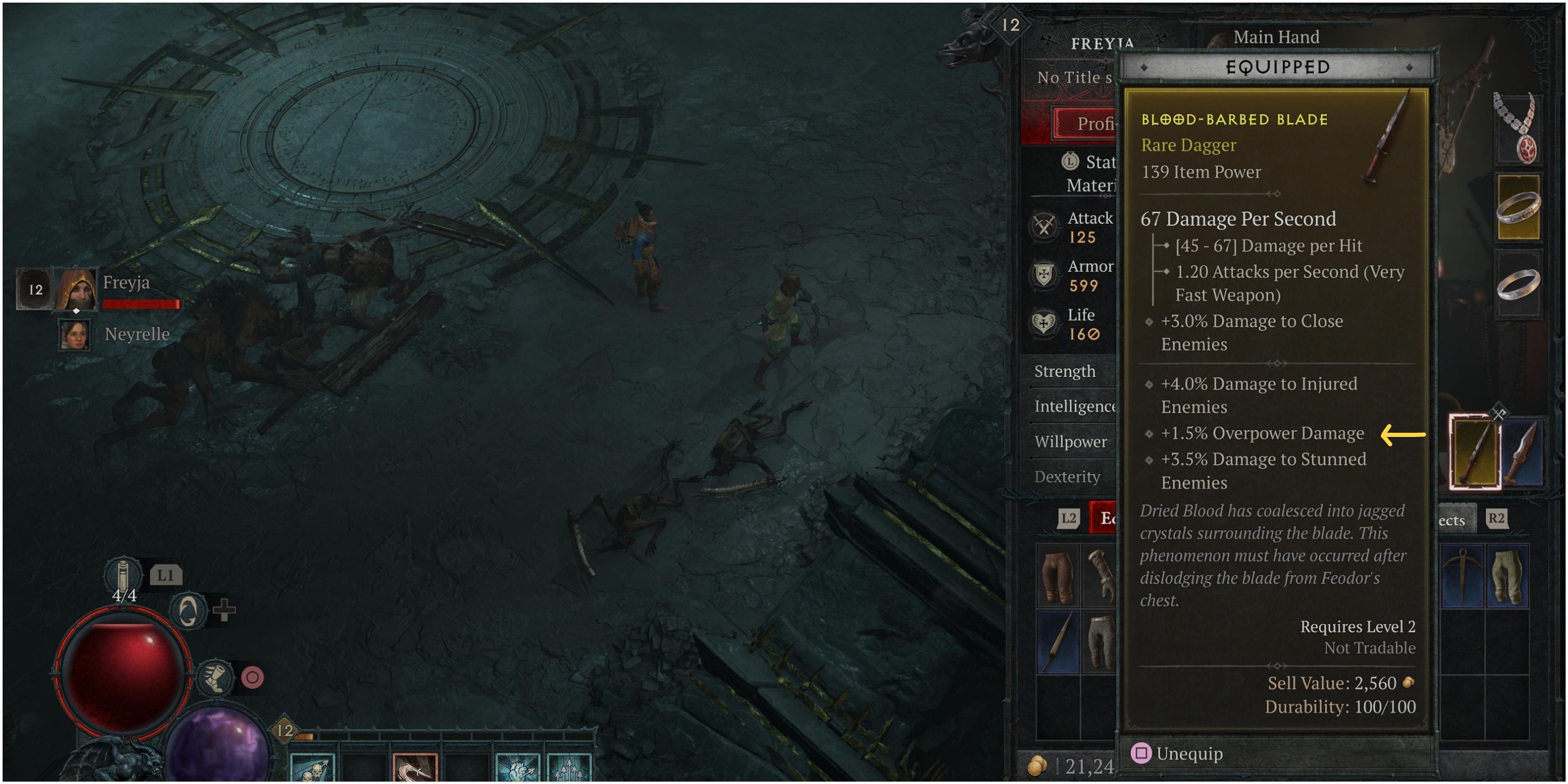 Diablo 4 What Is Overpower Damage   Weapon Overpower Damage Diablo 4 