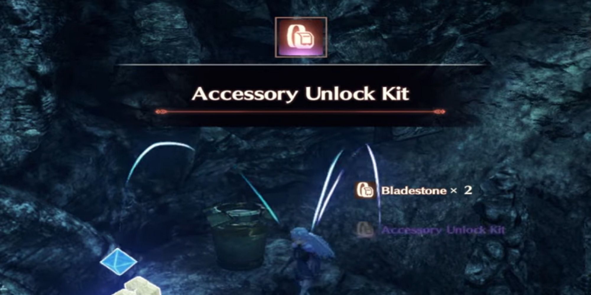Xenoblade Chronicles 3 - Future Redeemed party opens chest including Accessory Unlock Kit 