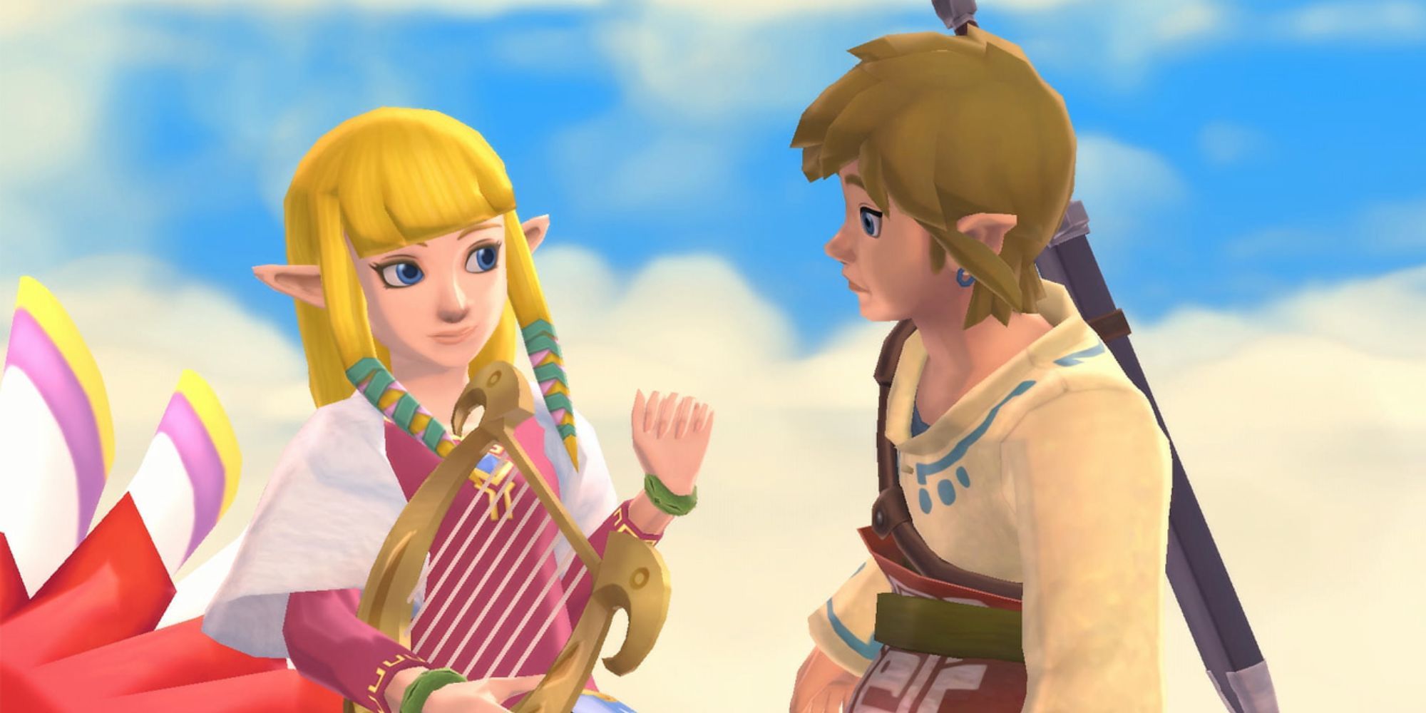 Zelda and Link Skyward Sword