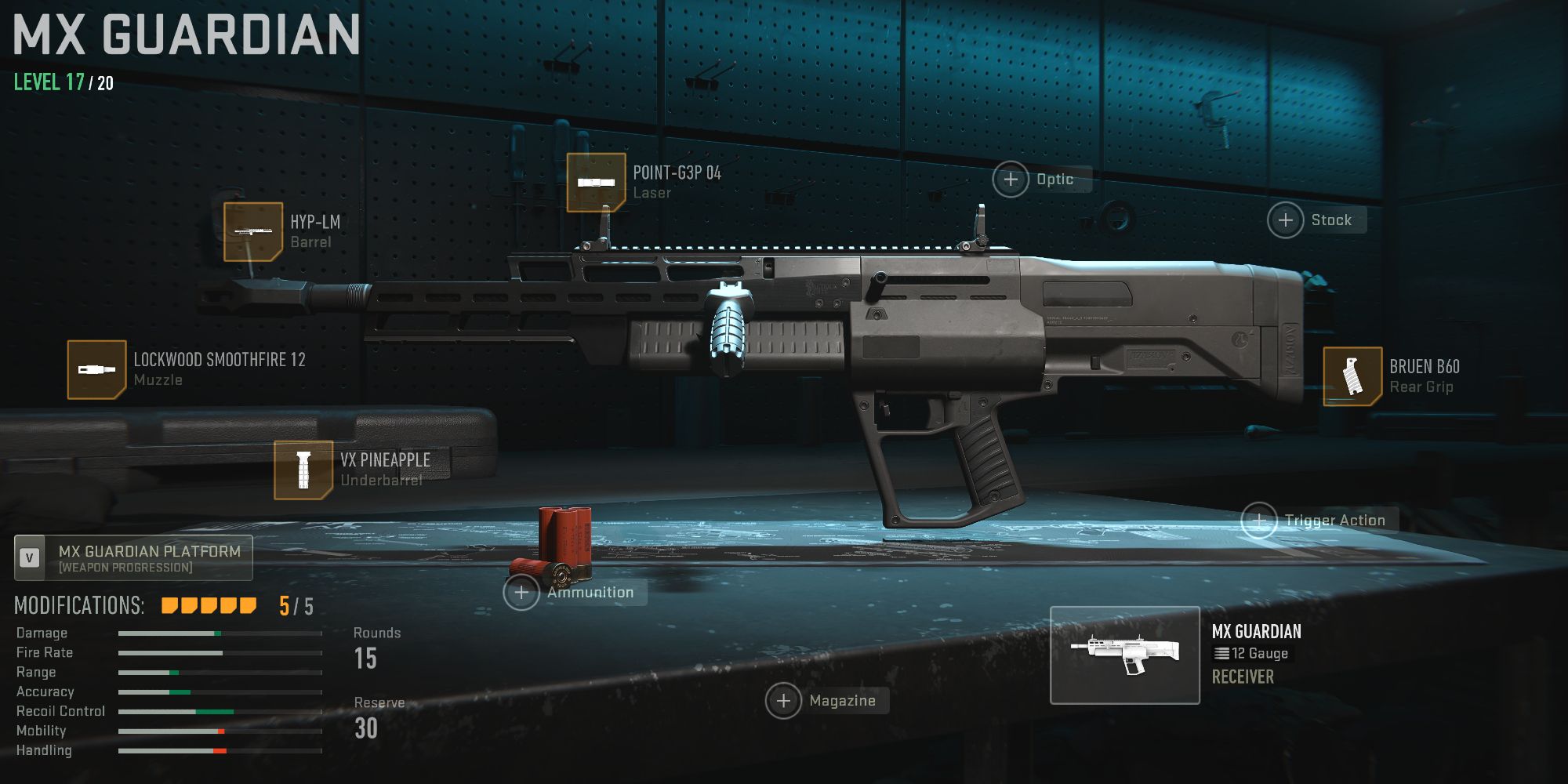 best attachments for the MX Guardian in Modern Warfare 2 and Warzone 2 