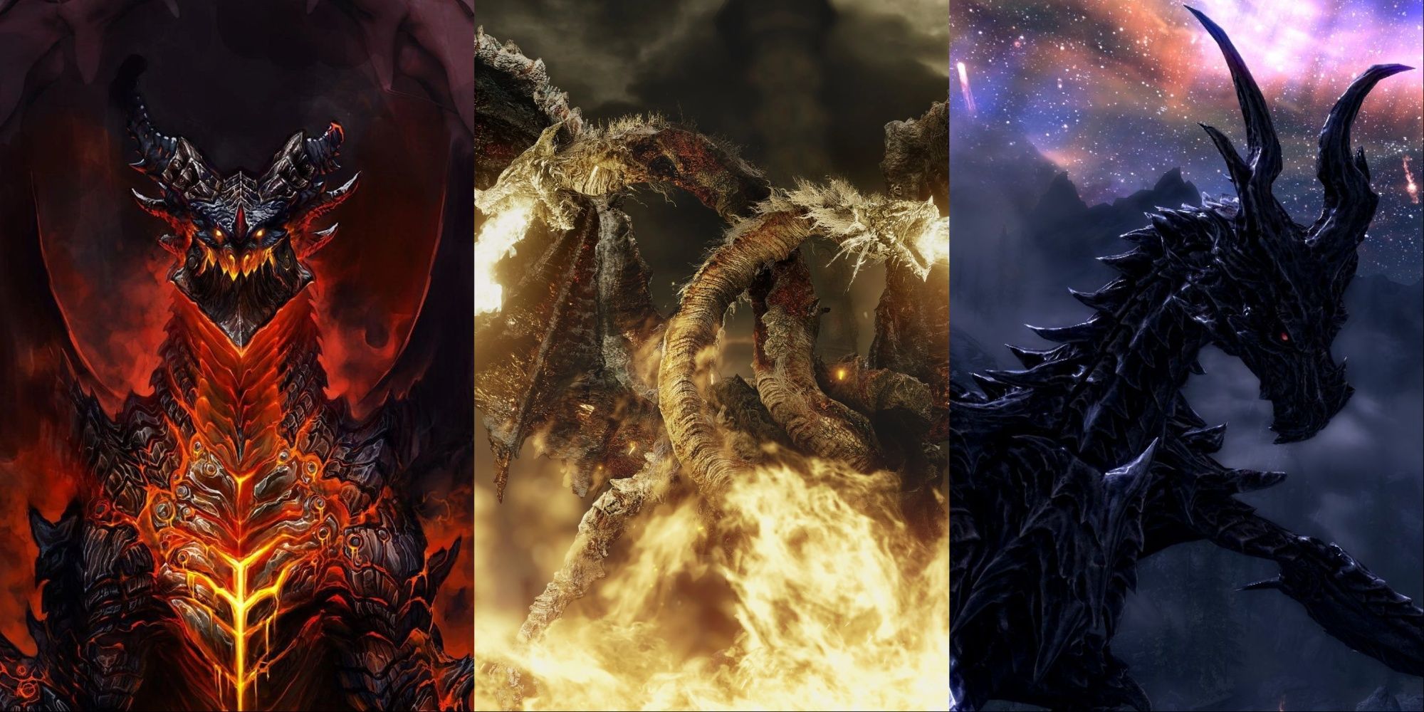 Deathwing, Dragonlord Placidusax and Alduin in Gaming