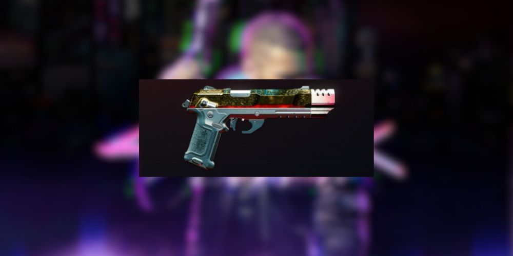 Cyberpunk 2077 Pistols - La Chingona Dorada