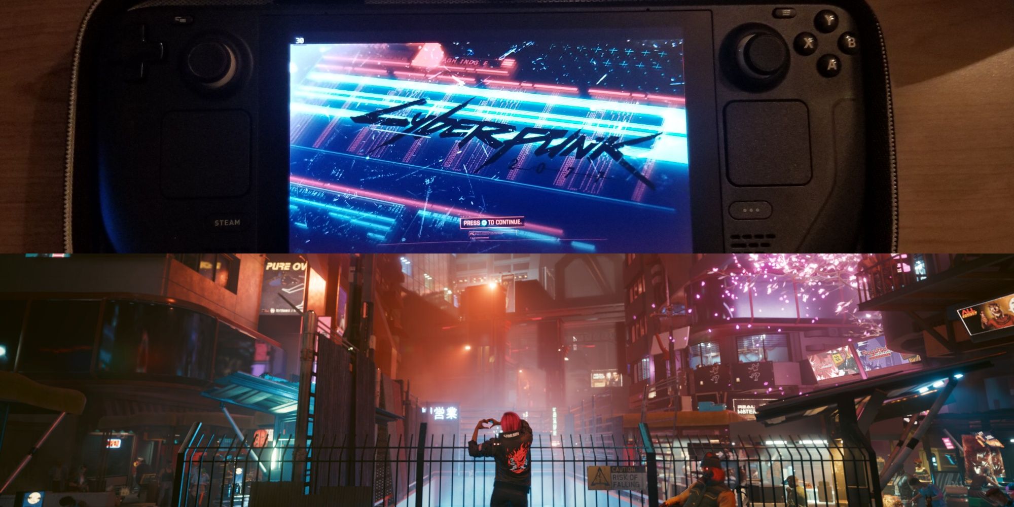 Cyberpunk 2077 Running on Steam Deck