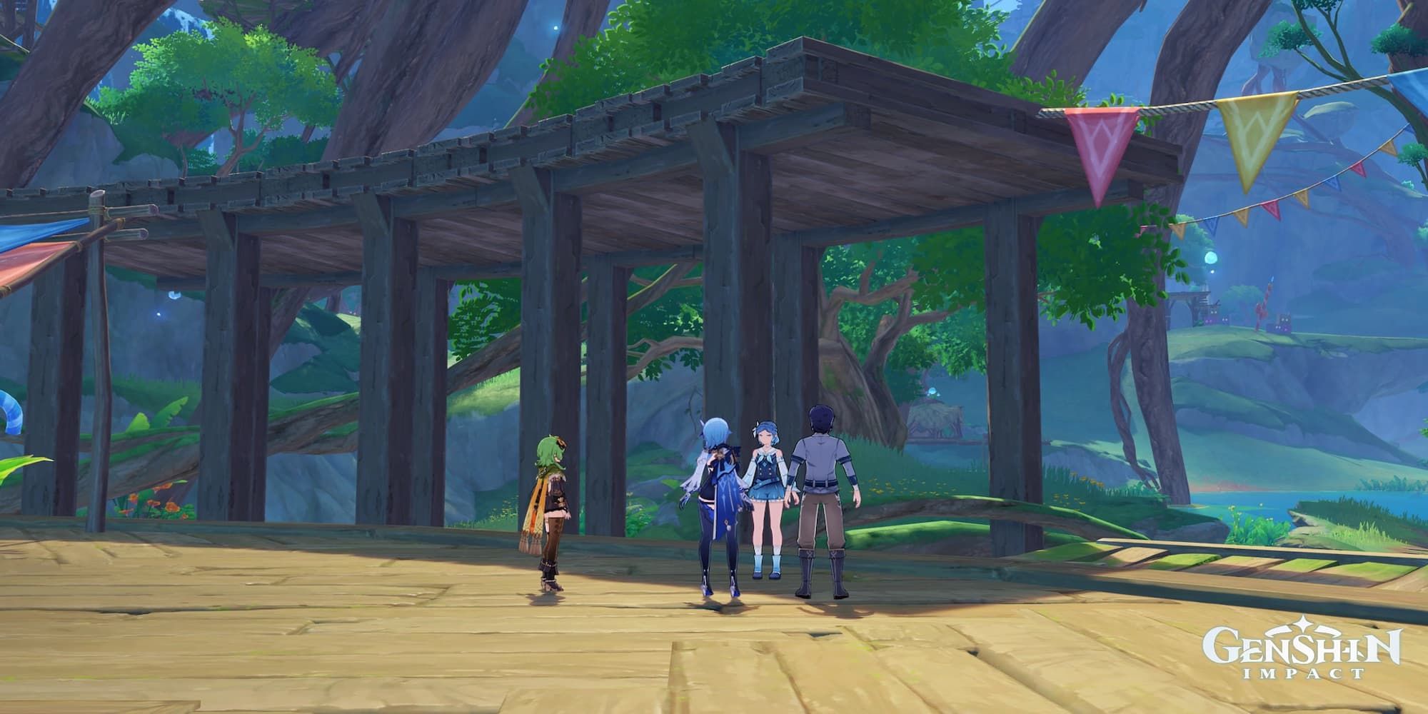 Genshin Impact Treehouse Theater Candlelit Shadows Dancing Quest Guide