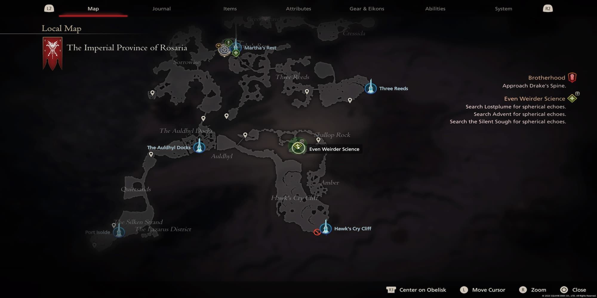 Lostplume Spherical Echo Location On Map 