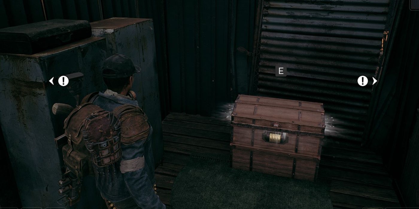 The Remnant 2 character is looking at the locked chest located in Ford's room in Ward 13.