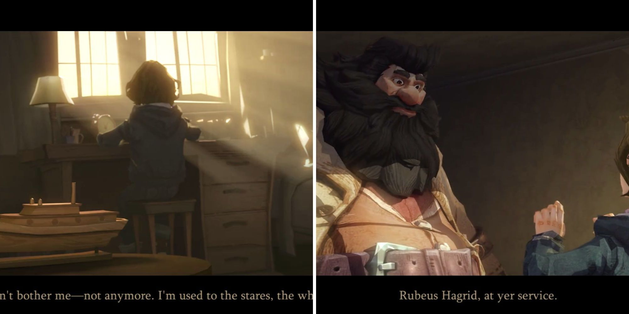 Harry Potter: Magic Awakened Backstory Image featuring player character and Hagrid
