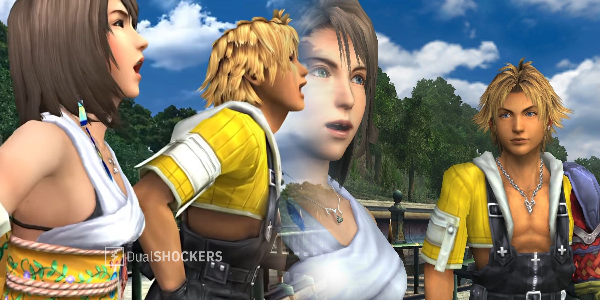 Final Fantasy 10 Laugh Scene gameplay