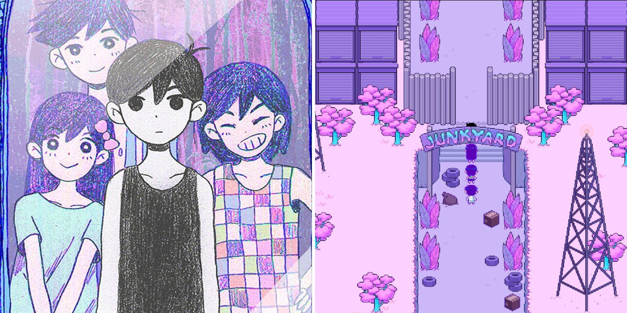 Omori and his group of friends (Omori)