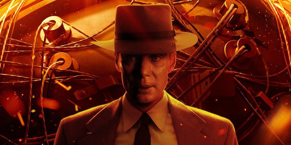 Cillian Murphy as Oppenheimer in the movie poster