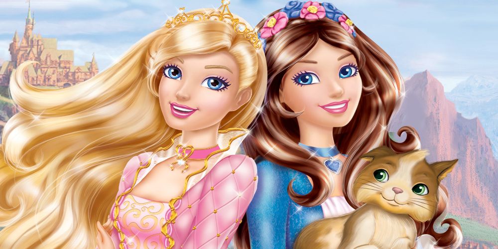 Princess Anneliese and Erika from Barbie as The Princess and the Pauper