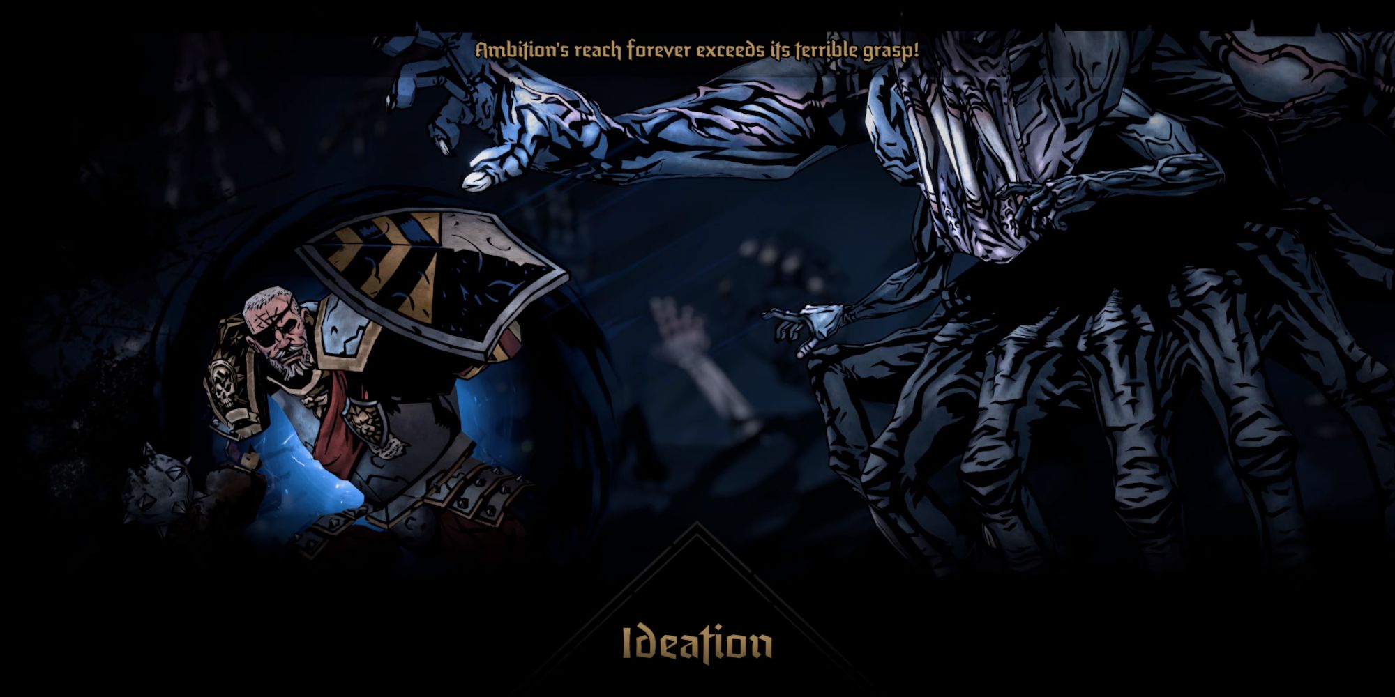 Ravenous Reach using Ideation skill in Darkest Dungeon 2