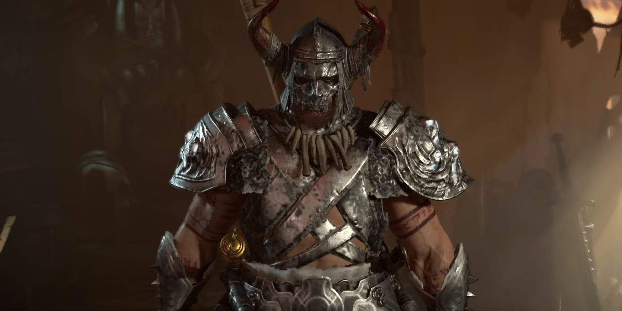 Diablo 4 - Barbarian with Covered Face