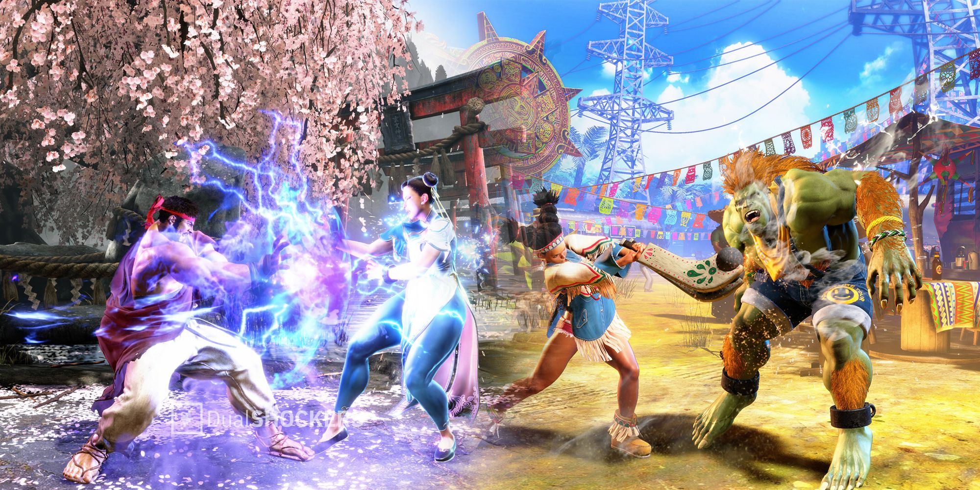 Street Fighter 6 Ryu, Chun-Li, Lily, Zangief gameplay