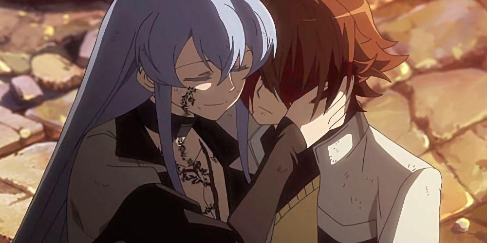 Tatsumi and Esdeath from Akame ga Kill!