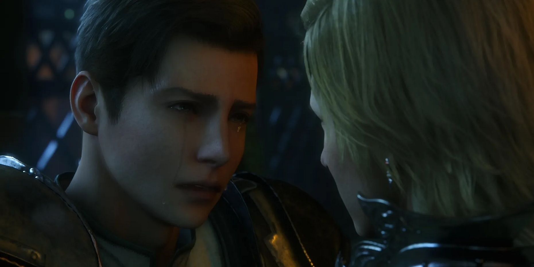 Terence says a tearful goodbye to Dion in Final Fantasy 16 resized
