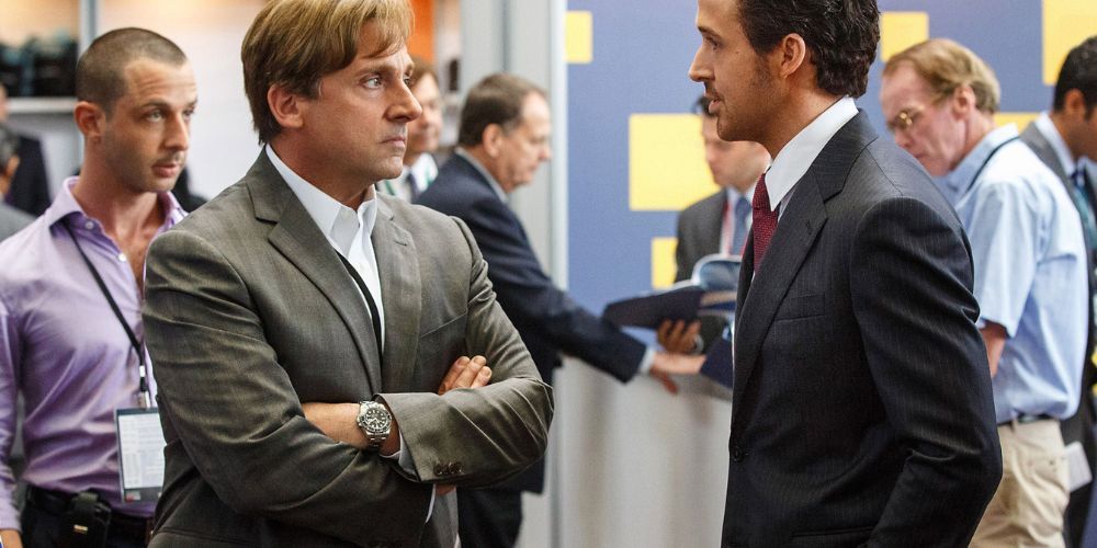 Ryan Gosling and Steve Carell in The Big Short