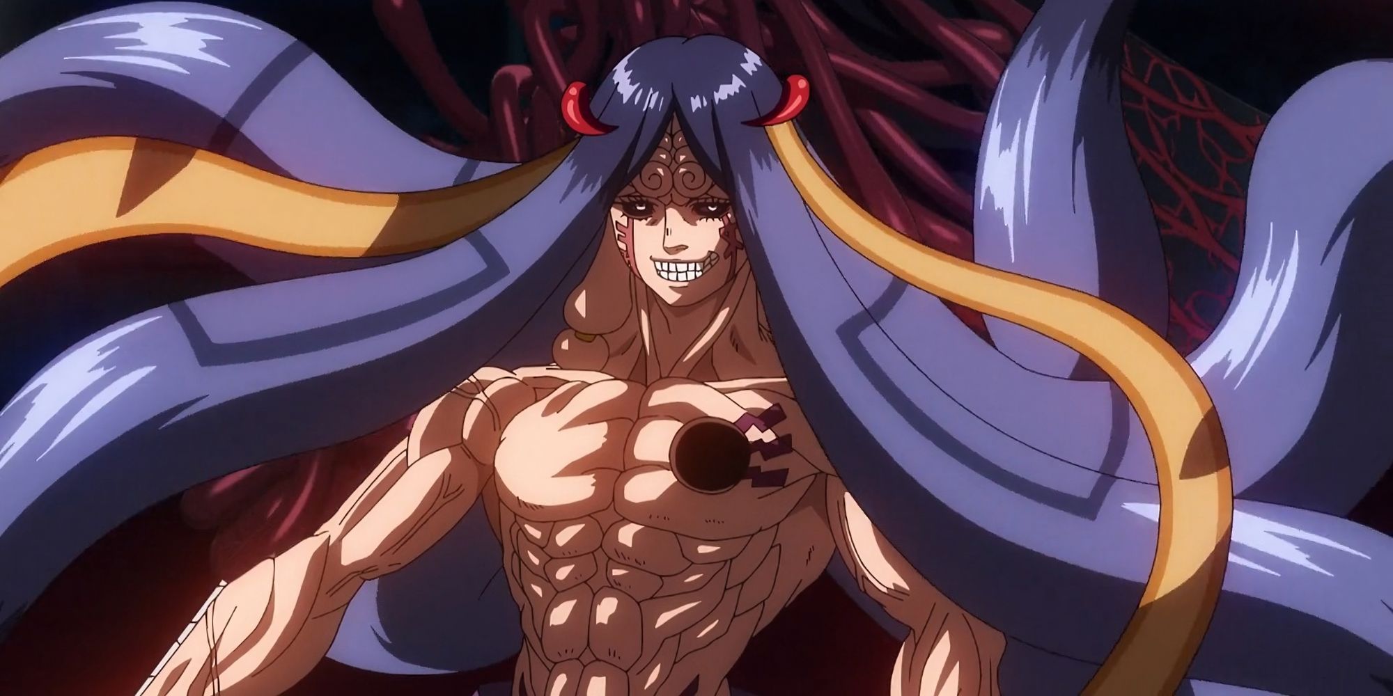 Zerofuku Record Of Ragnarok with his menacing smile
