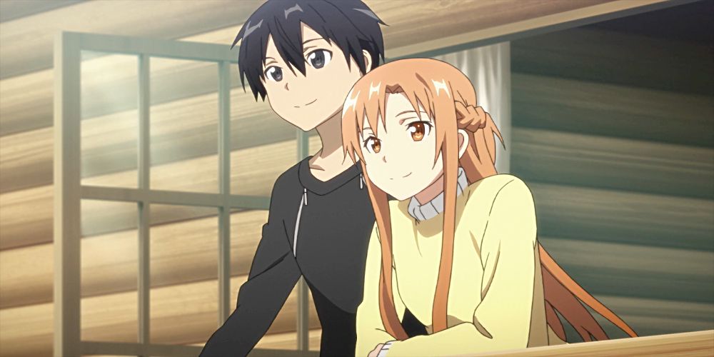 Asuna and Kirito from Sword Art Online