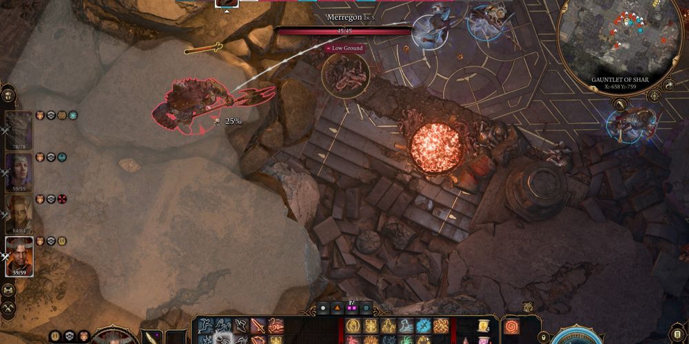 Baldur's Gate throwing a bomb at Yurgir's last know location