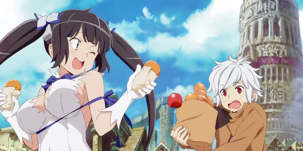 Bell and Hestia from Is It Wrong To Try To Pick Up Girls In A Dungeon?