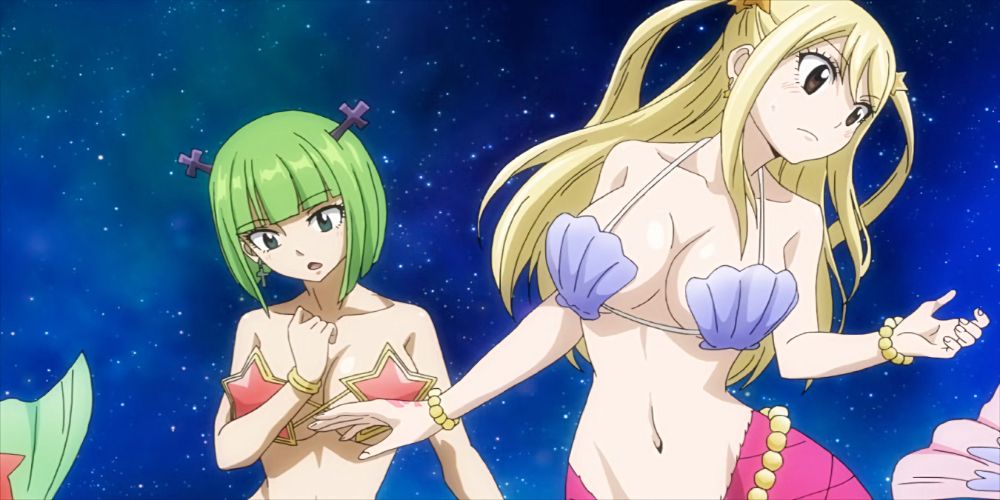 Brandish μ and Lucy from Fairy Tail