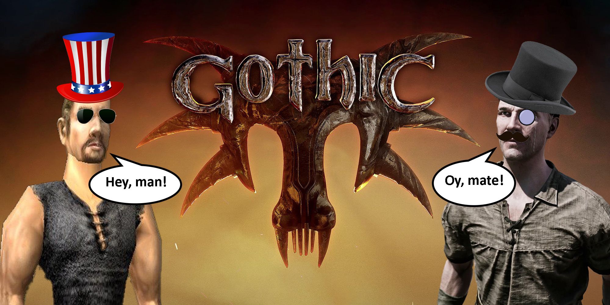 Gothic Remake trailer wrong accents