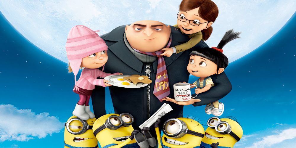 Gru Minions and Kids from Despicable Me