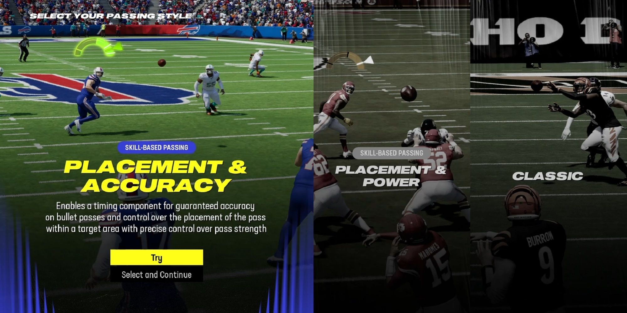 Madden 24 Passing Style Placement Accuracy