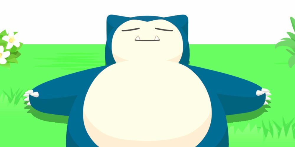 Pokemon GO - Friends Snorlax laying flat