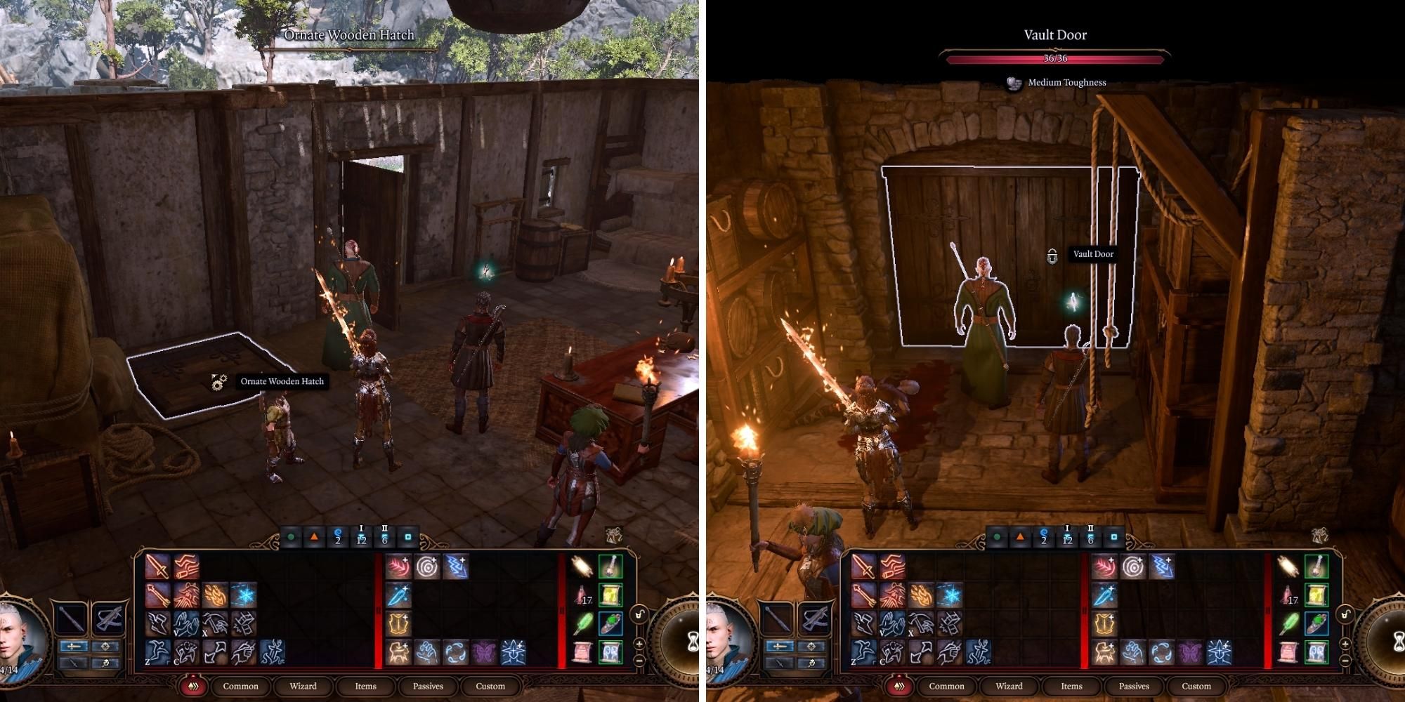 split image location screenshot of toll house basement key in baldur's gate 3 (2)