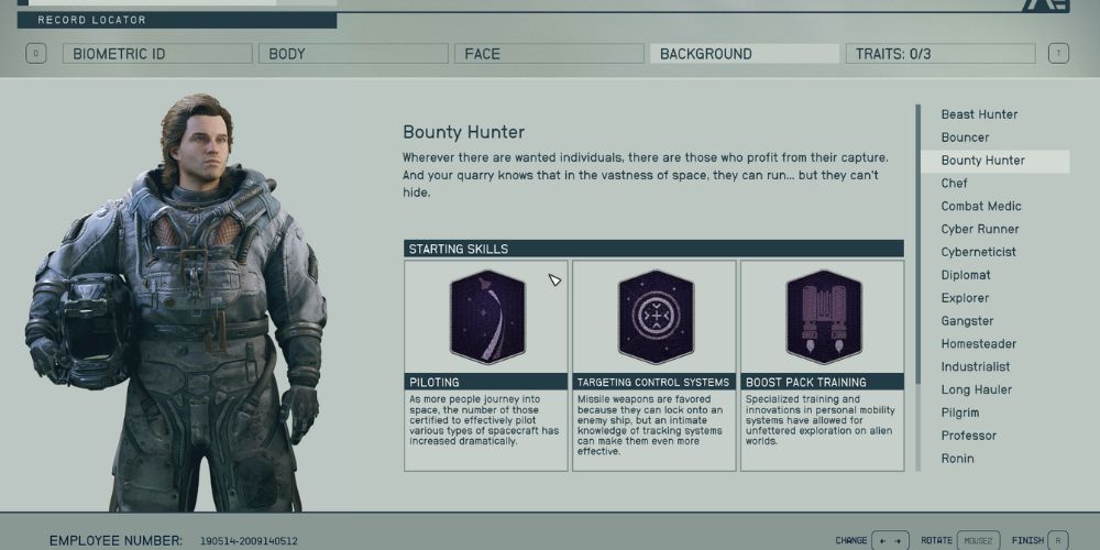 Starfield - Backgrounds Bounty Hunter