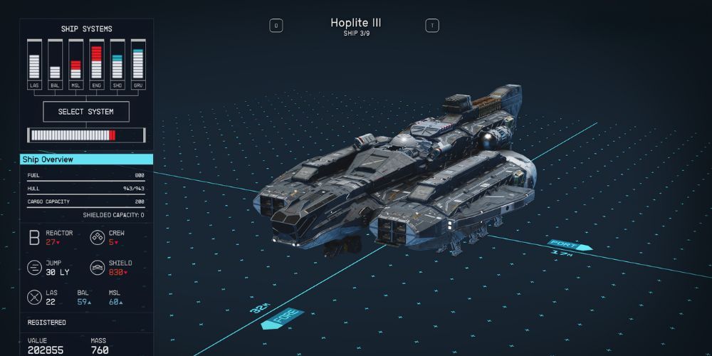 Starfield - Ships Hoplite III