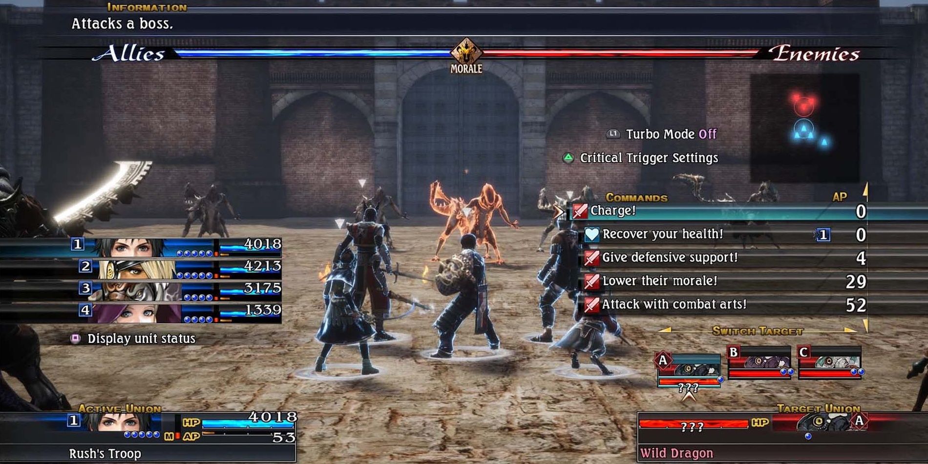 The Last Remnant Battle Focused On Syke's Unit