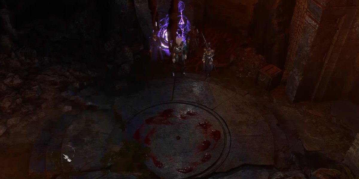 The Baldur's Gate 3 character is at the fast travel in Undercity and about to enter Mystic Carrion's Ancient Lair.