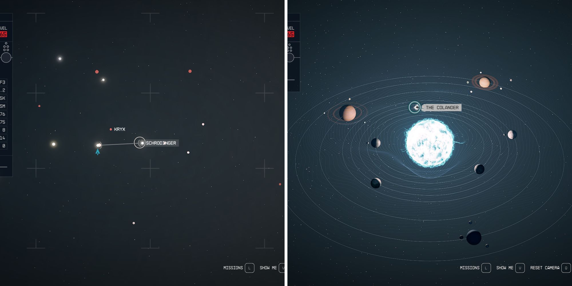 The Colander's Location On The Galaxy And Solar Map 